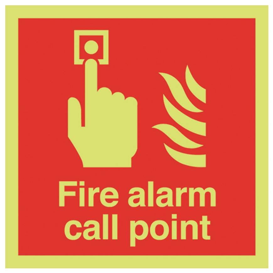 Picture of Photoluminescent Fire Alarm Call Point Sign