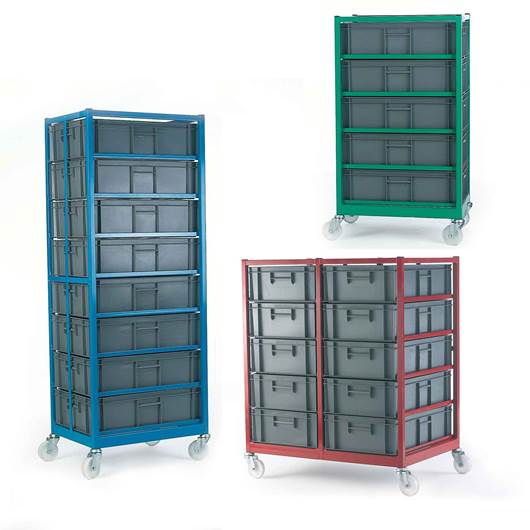 Picture of Mobile Racks with Containers